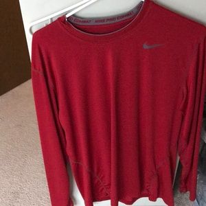 Red Nike Longsleeve